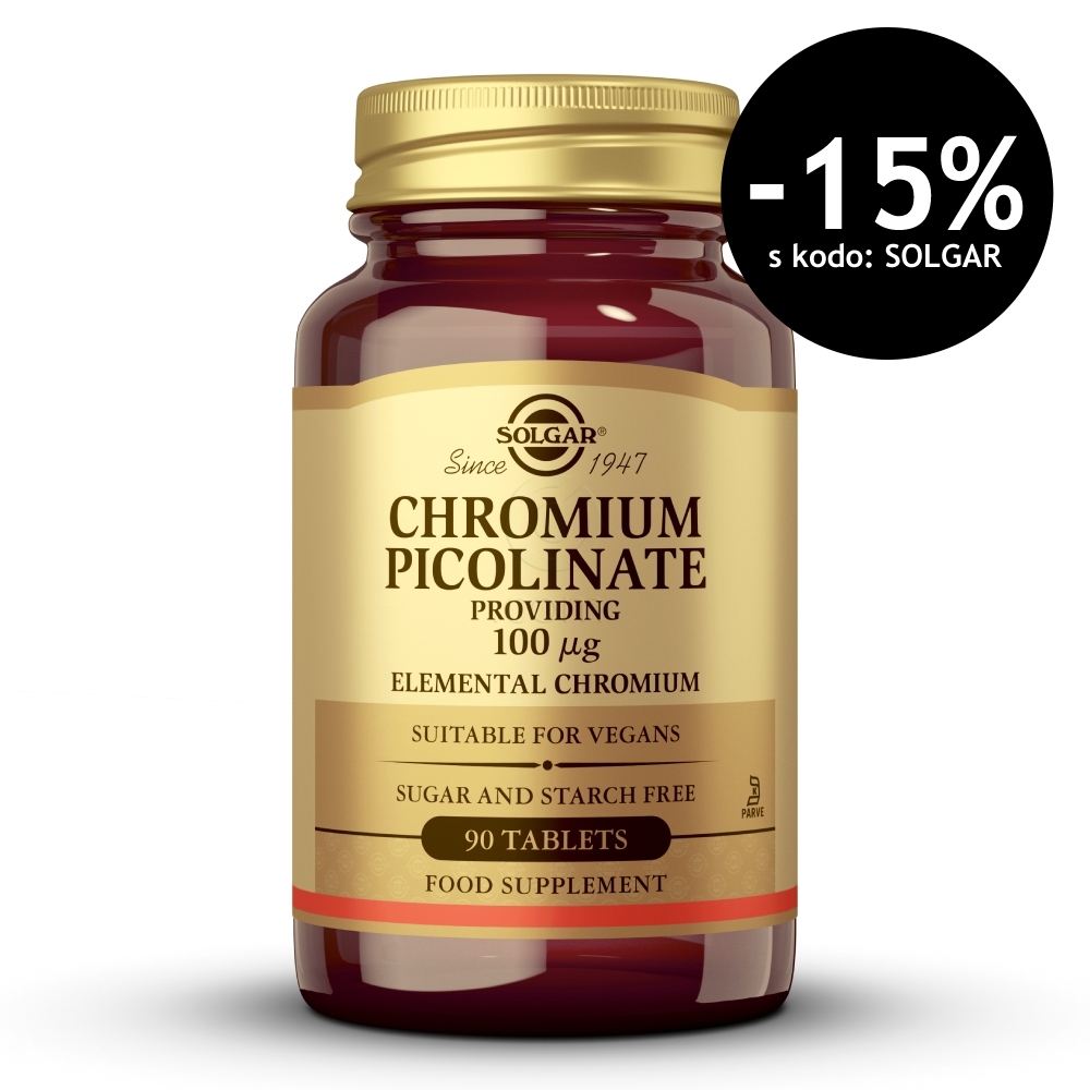 Solgar Kromov pikolinat, tablete (90 tablet)